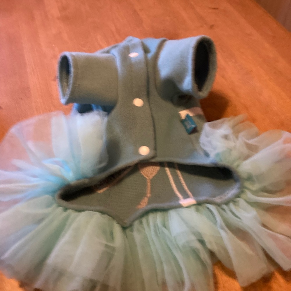 Sniffany & Co. tutu dress done in turquoise. - Picture 7 of 8